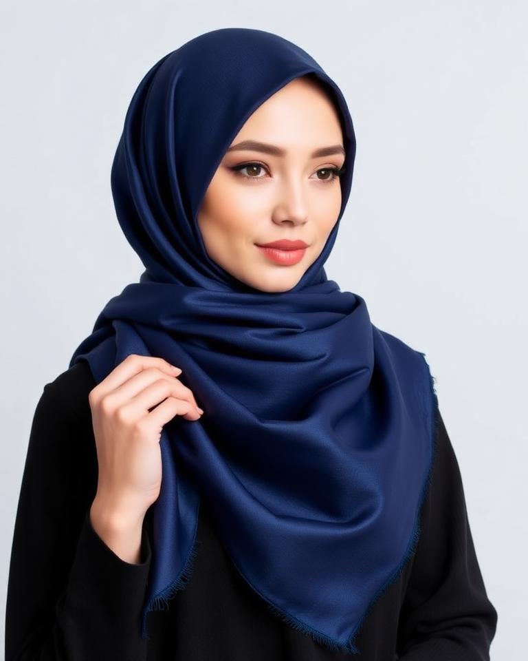Midnight Square Scarf